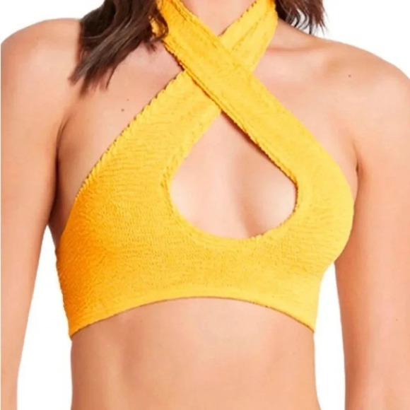 Bond-Eye Carmen Cross Front Bikini Top B1767 - Picture 2 of 5